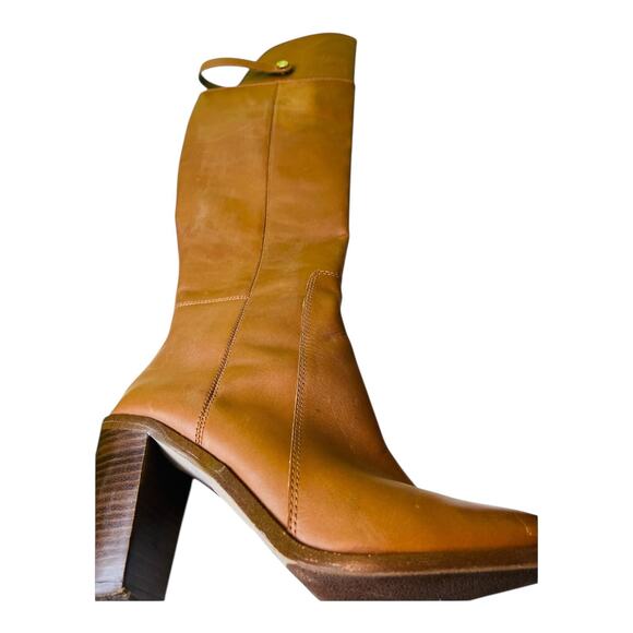 Louise et Cie Brown Heeled Boots - Picture 9 of 16